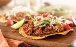 Kết quả hình ảnh cho Tostada hải sản của Mexico