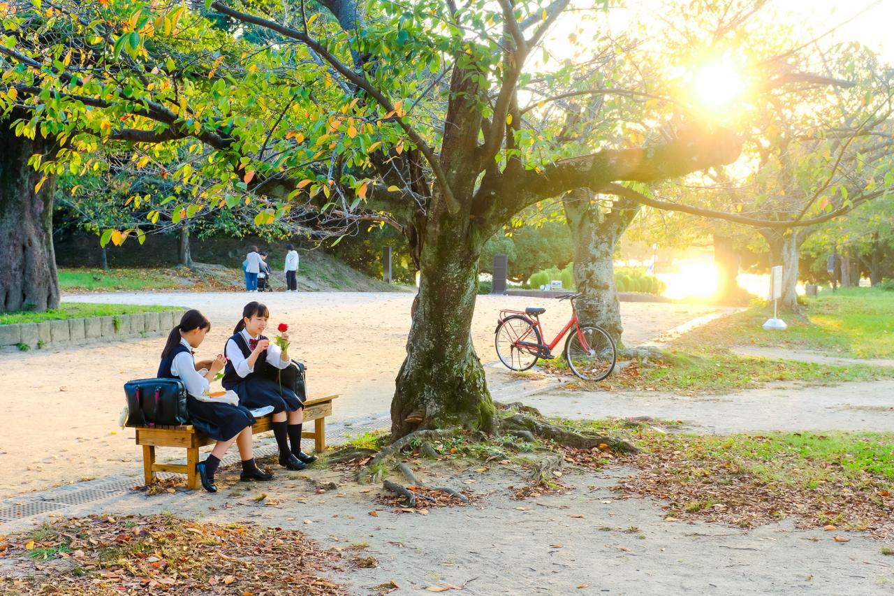 Fukuoka đẹp lãng mạn khoảnh khắc chuyển mùa sang thu - ảnh 1