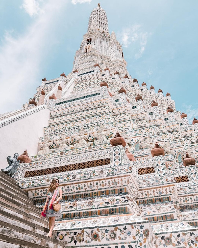 Ngây ngất trước kiến trúc độc đáo của chùa Wat Arun - ảnh 1